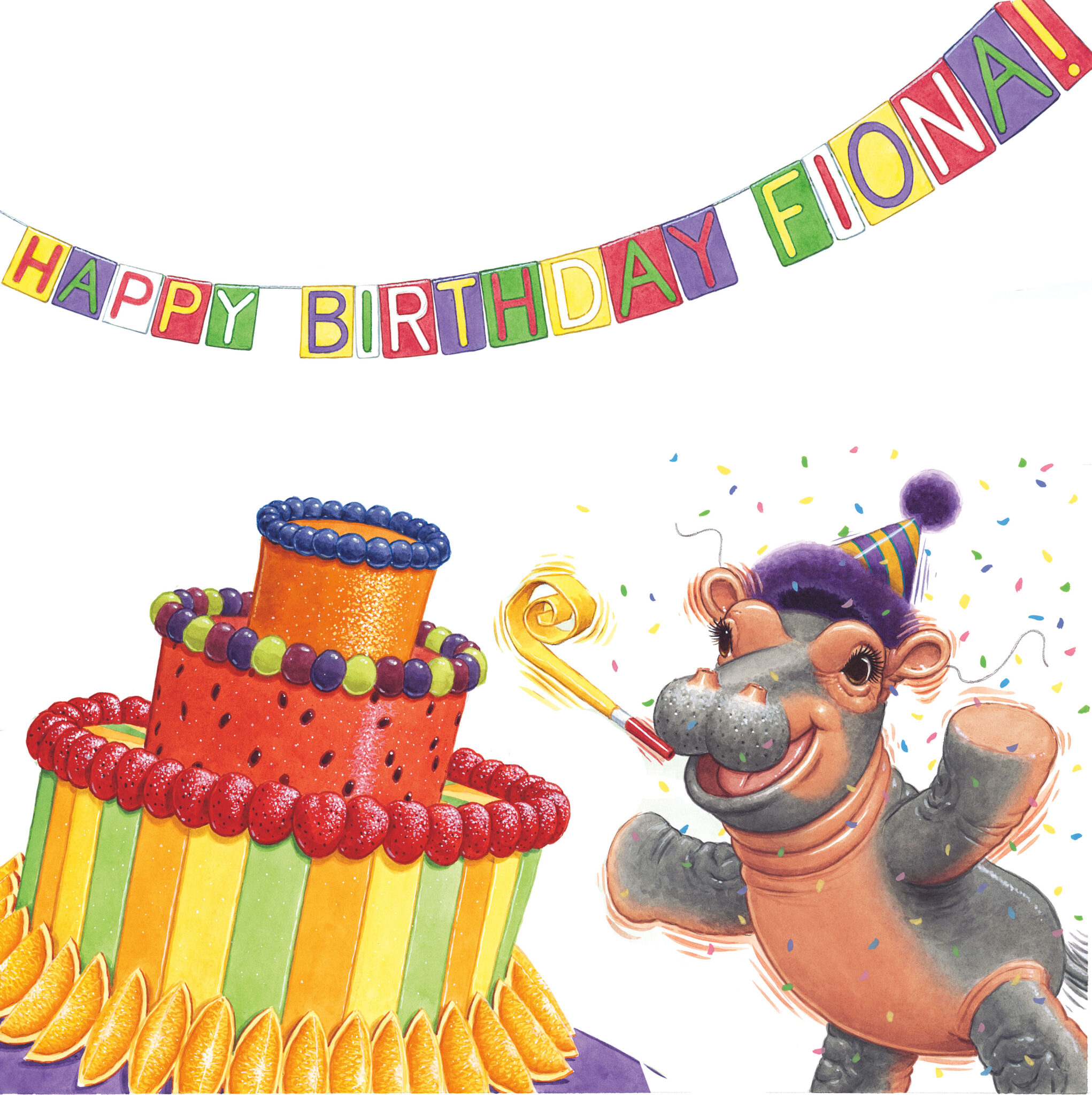 Fiona the Hippo Celebrates Her 7th Birthday! - Zonderkidz